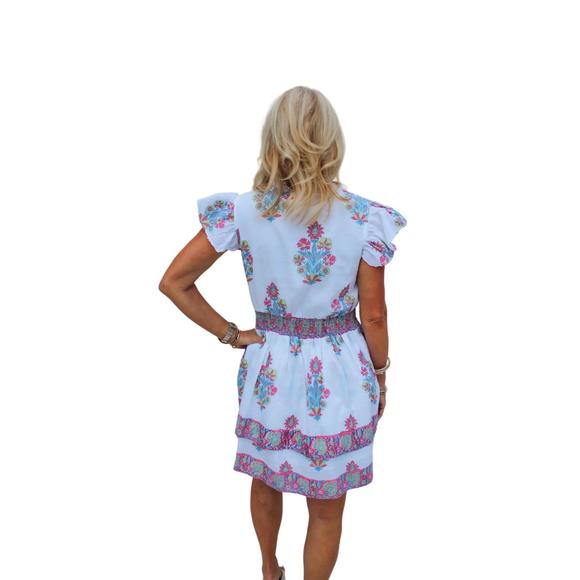 NEW VICTORIA DUNN stella dress in lemon drop - Picture 3 of 3